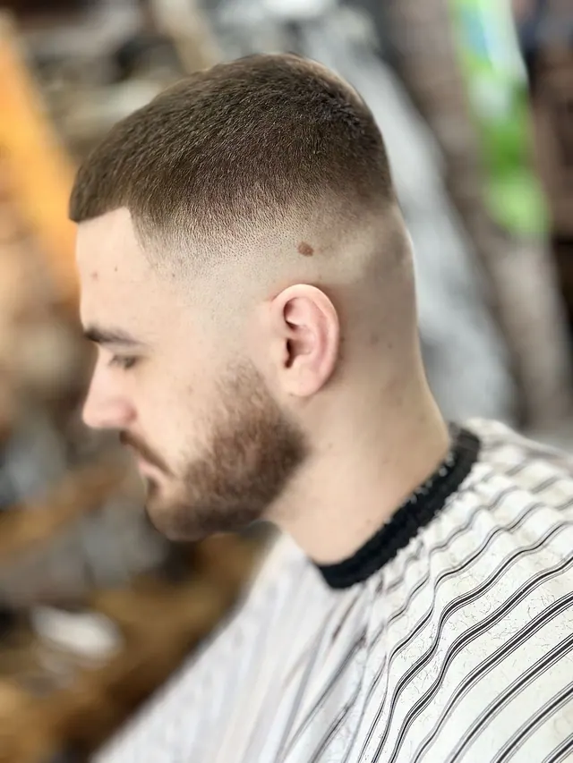 A fade and beard at Scoundrels